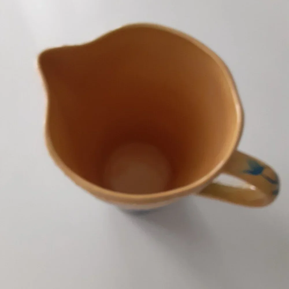 Foreside Home - Hand Painted Ceramic Pitcher